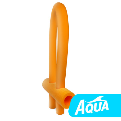 Makaron do pływania 60 mm dł. 80 cm - pomarańczowy